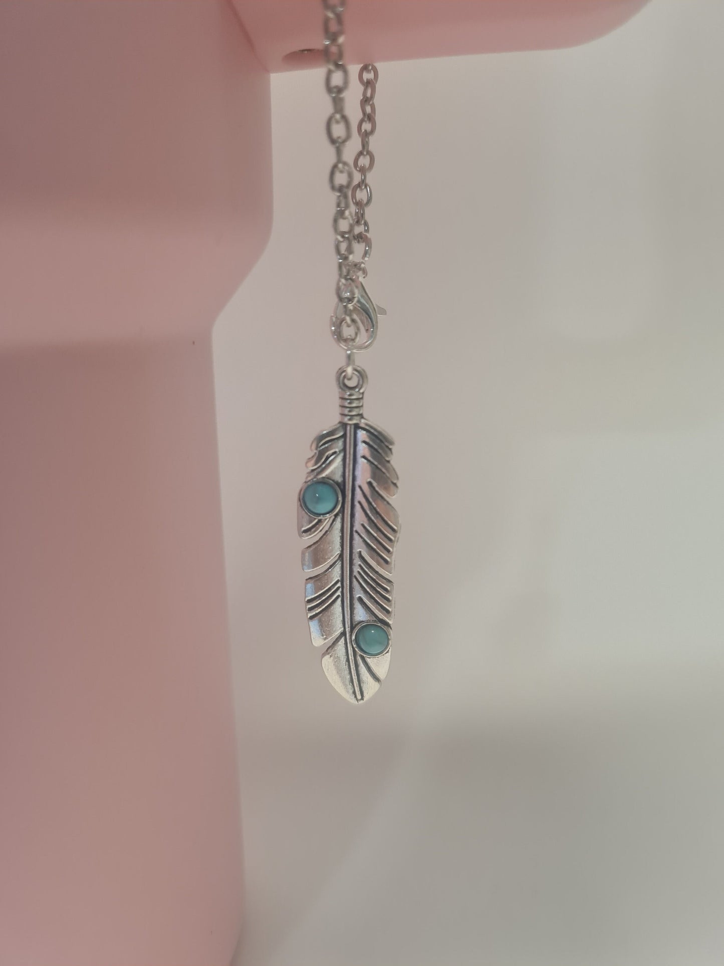 Indian Feather Tumbler Charm ~ Stanley Cup Charm ~ Custom Made Charms ~ Cup Charm ~ Cup Handle Charm ~ Native American Charm ~ Feather Charm