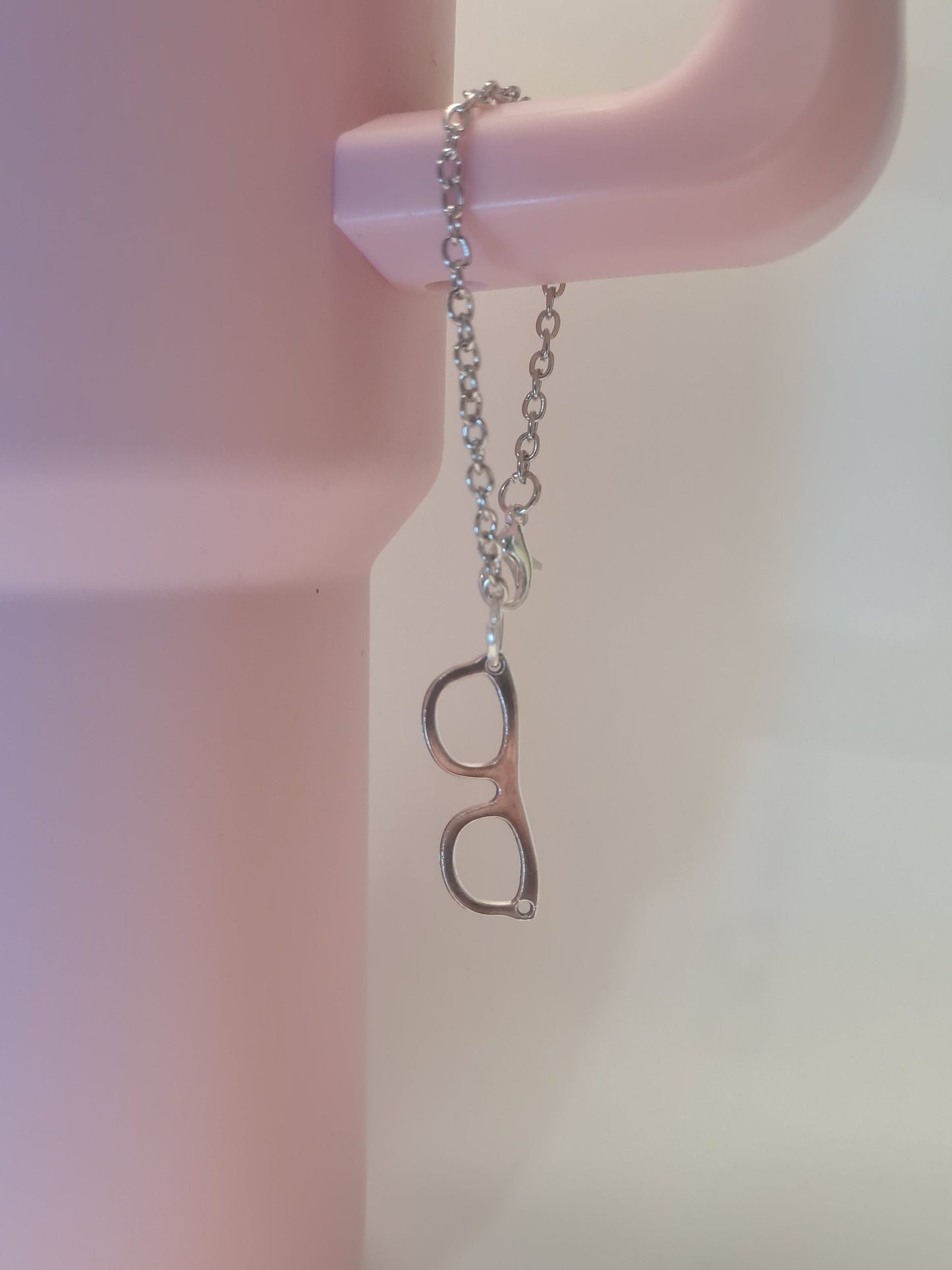 Eyeglasses Tumbler Charm ~ Stanley Cup Charm ~ Custom Made Charms ~ Cup Accessory ~ Optometrist Cup Charm ~ Glasses Charm ~ Optometry Charm
