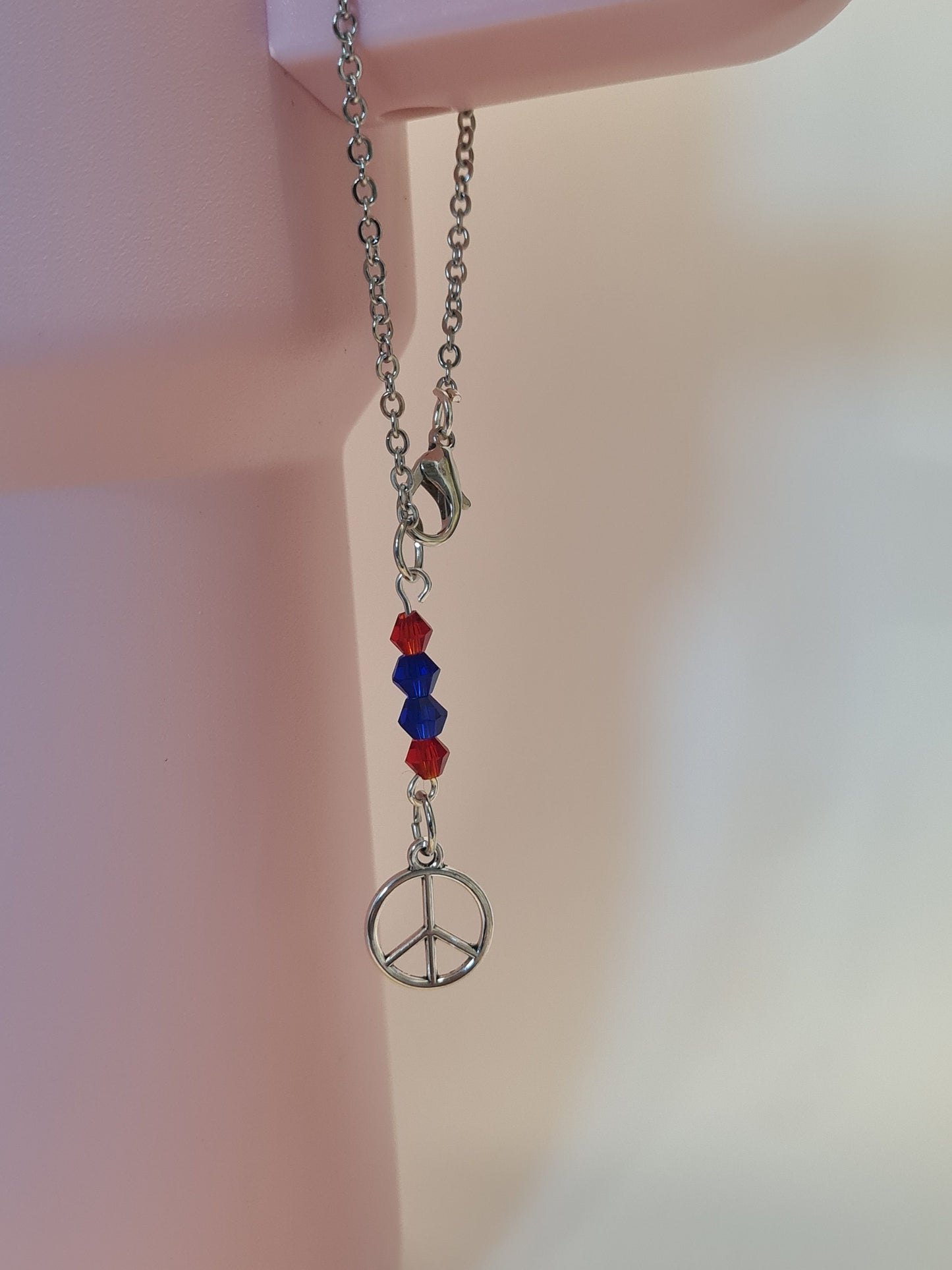 Peace Tumbler Charm ~ Stanley Cup Charm ~ Custom Made Charms ~ Handle Charm ~ Cup Accessory ~ Cup Charm ~ Rearview Mirror Ornament