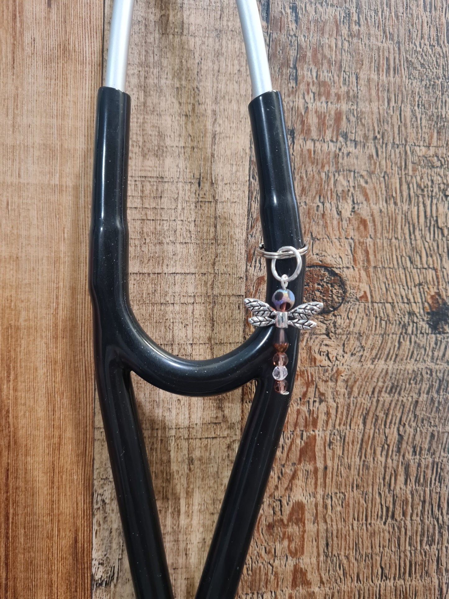 Dragonfly ~ Stethoscope Charm ~  RN Charm ~ Medical Stethoscope Charm ~ Lucky ~ Physician Charm ~ Stethoscope Tag ~ OT ~ RT