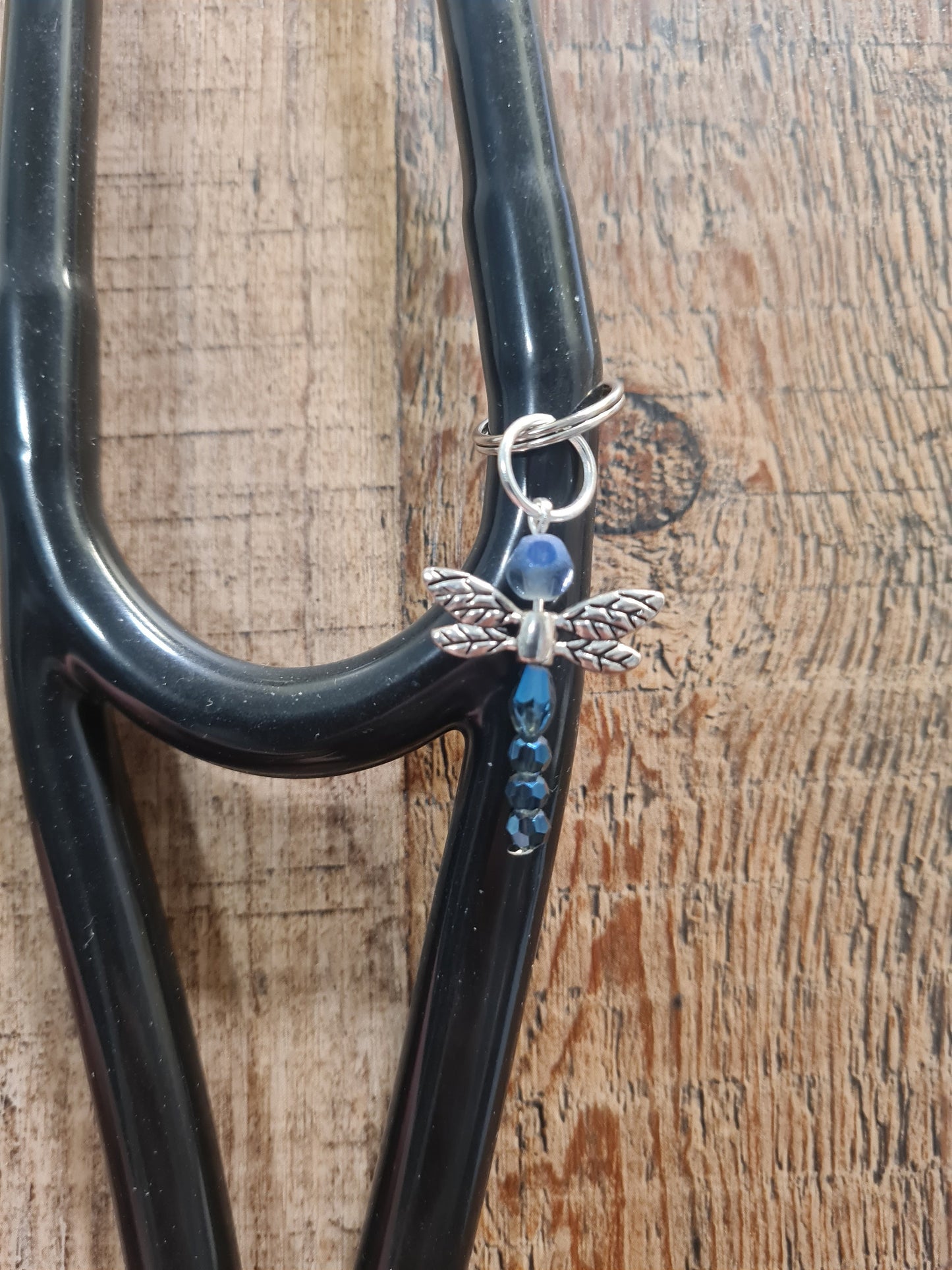 Dragonfly ~ Stethoscope Charm ~  RN Charm ~ Medical Stethoscope Charm ~ Lucky ~ Physician Charm ~ Stethoscope Tag ~ OT ~ RT