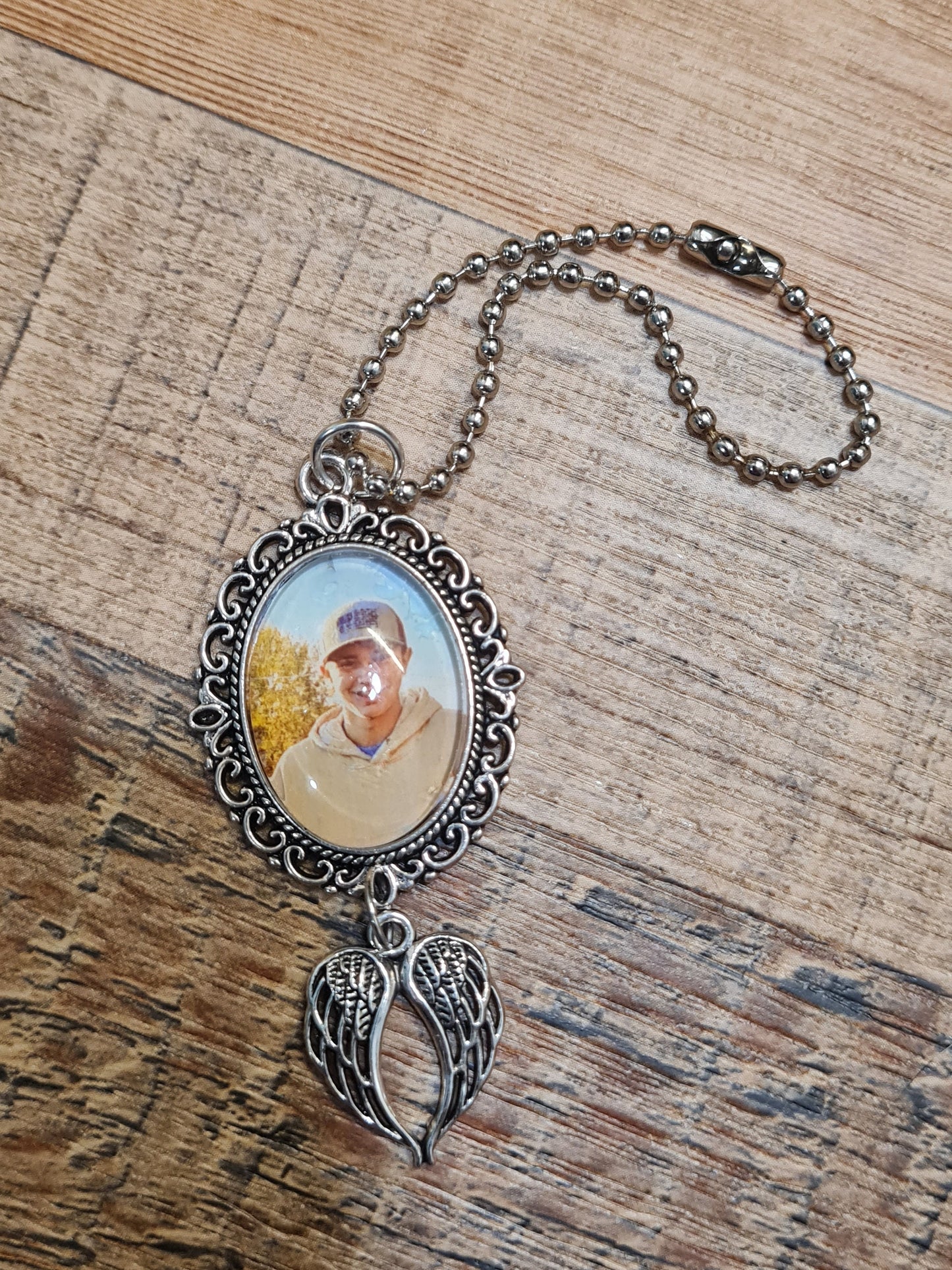 Rearview Mirror Memorial Charm - "Always With You" Car Hanging Ornament - Bereavement & Sympathy Gift for Loss of Loved One