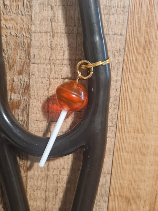 Lollipop ~ Stethoscope Charm ~ RN Charm ~ Medical Stethoscope Charm ~ Physician Charm ~ Stethoscope Tag ~ OT ~ PT ~ Sucker ~ Candy