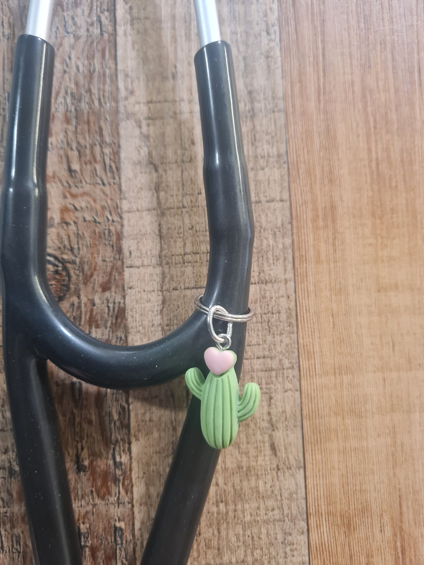 Cactus ~ Stethoscope Charm ~ RN Charm ~ Medical Stethoscope Charm ~ Physician Charm ~ Stethoscope Tag ~ OT ~ PT ~ Desert Flower