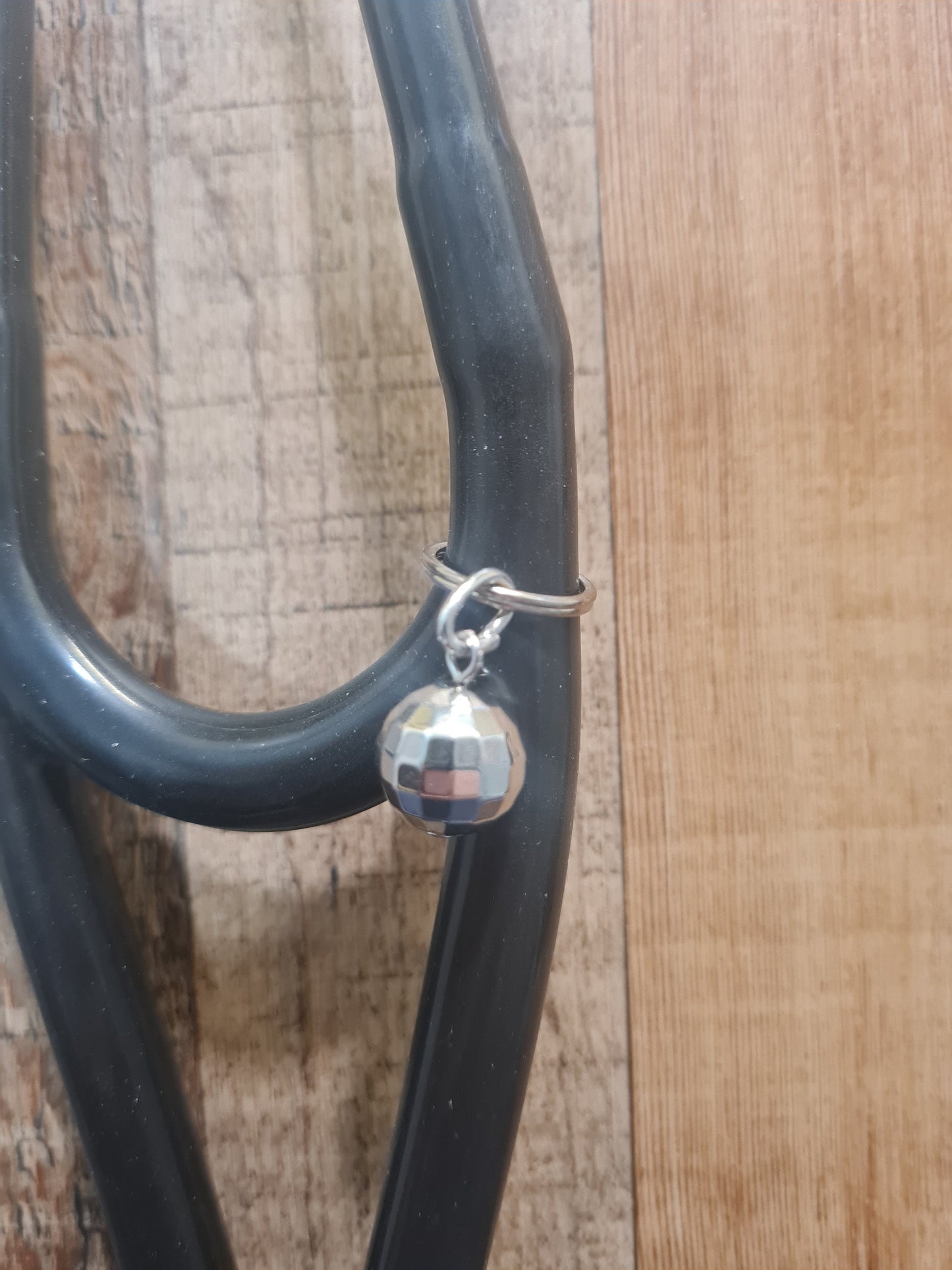 Disco Ball Charm ~ Stethoscope Charm ~  RN Charm ~ Medical Stethoscope Charm  ~ Physician Charm ~ Stethoscope Tag ~ OT ~ RT ~ Disco Charm