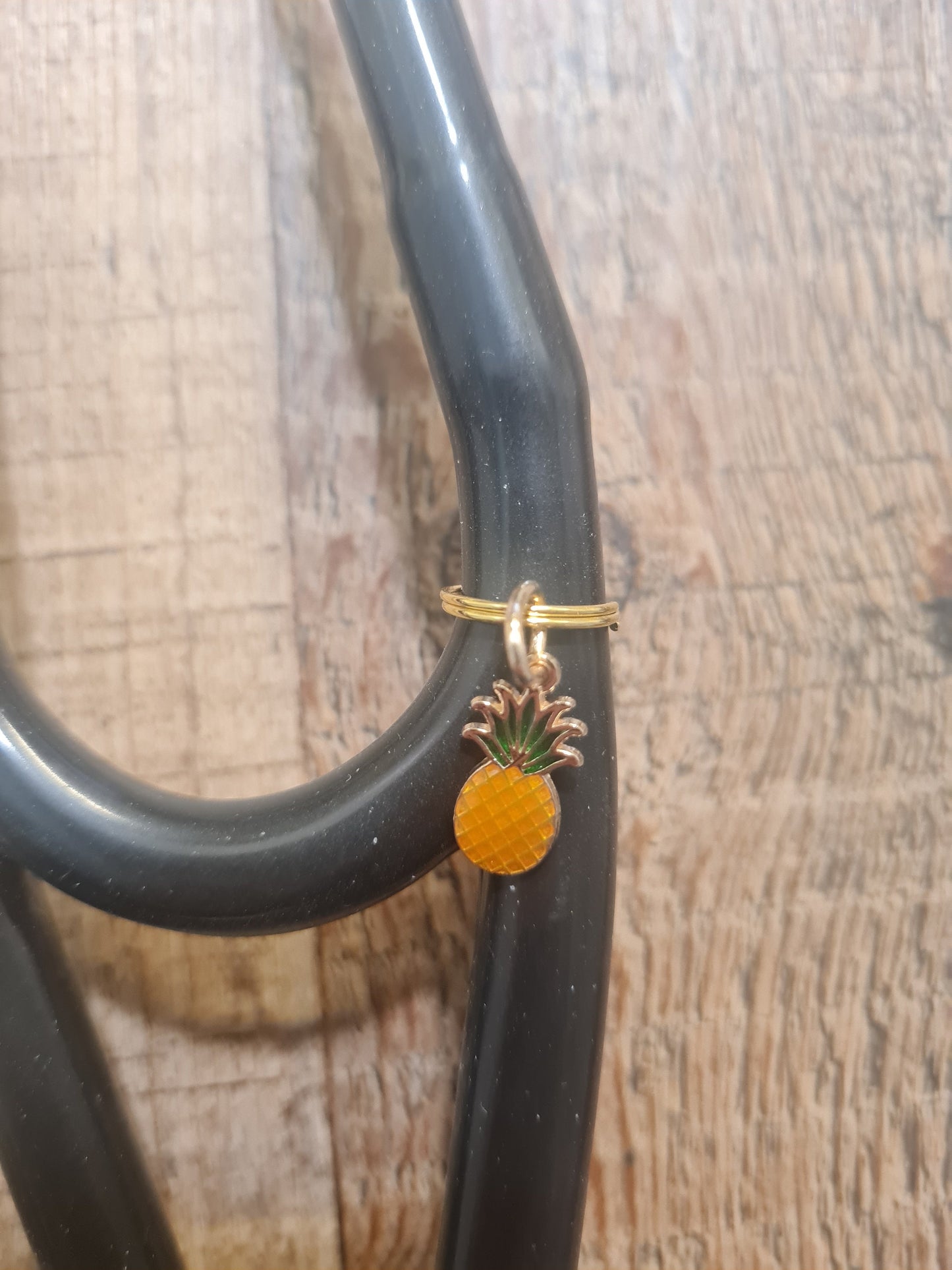 Pineapple Charm ~ Stethoscope Charm ~  RN Charm ~ Medical Stethoscope Charm  ~ Physician Charm ~ Stethoscope Tag ~ OT ~ PA ~ Pineapple
