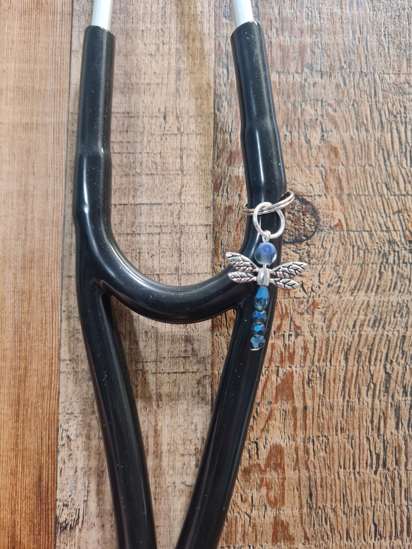 Dragonfly ~ Stethoscope Charm ~  RN Charm ~ Medical Stethoscope Charm ~ Lucky ~ Physician Charm ~ Stethoscope Tag ~ OT ~ RT