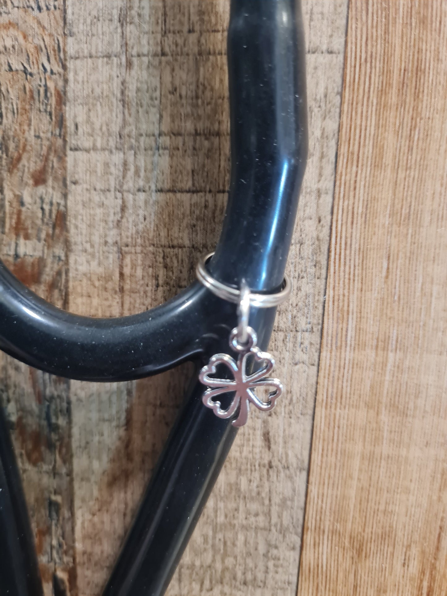 Clover ~ Stethoscope Charm ~ RN Charm ~ Medical Stethoscope Charm ~ Physician Charm ~ Stethoscope Tag ~ OT ~ PT ~ 4 Leaf Clover ~ Good Luck