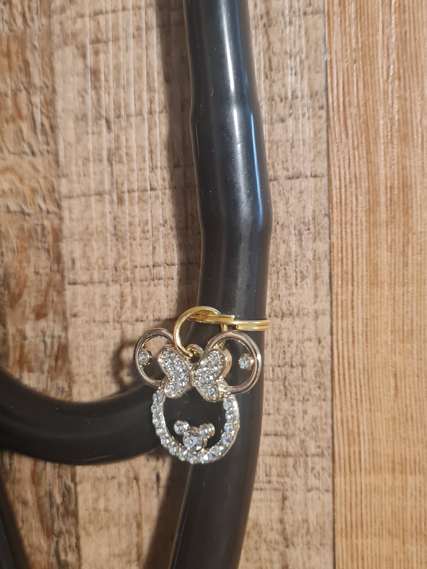 Minnie Mouse ~ Stethoscope Charm ~ RN Charm ~ Medical Stethoscope Charm ~ Physician Charm ~ Stethoscope Tag ~ OT ~ PT ~ Mickey Mouse