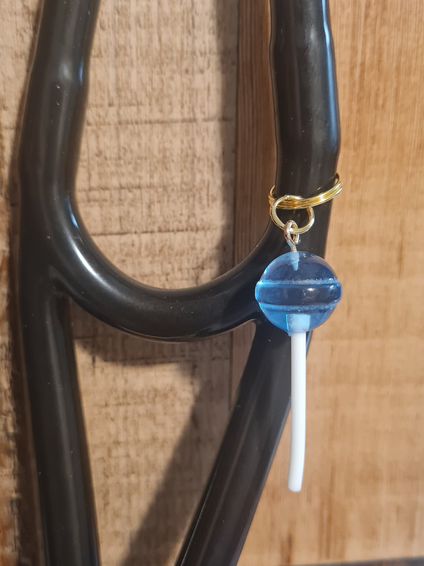 Lollipop ~ Stethoscope Charm ~ RN Charm ~ Medical Stethoscope Charm ~ Physician Charm ~ Stethoscope Tag ~ OT ~ PT ~ Sucker ~ Candy
