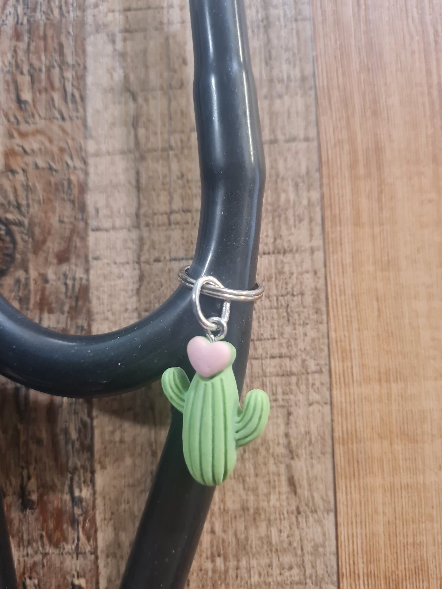 Cactus ~ Stethoscope Charm ~ RN Charm ~ Medical Stethoscope Charm ~ Physician Charm ~ Stethoscope Tag ~ OT ~ PT ~ Desert Flower
