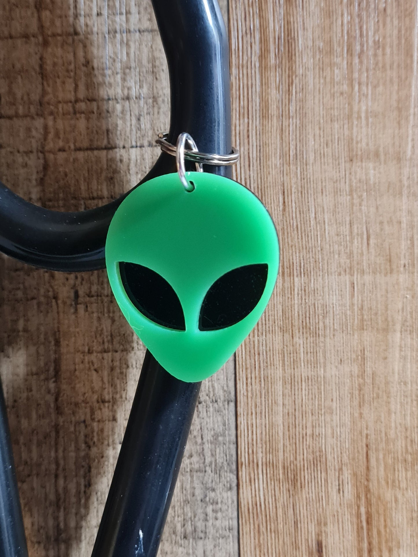 Alien ~ Stethoscope Charm ~  RN Charm ~ Medical Stethoscope Charm ~ Little Green Men ~ Physician Charm ~ Stethoscope Tag ~ OT ~ RT