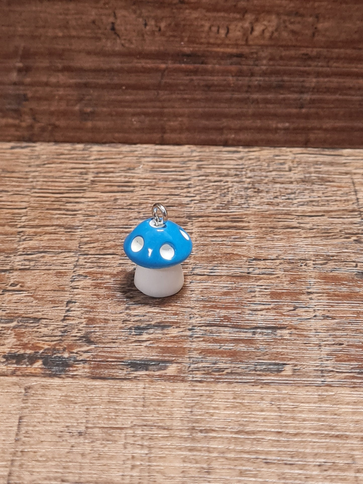 Mushroom ~ ID Badge Reel Charm ~ Custom Made Charms ~ Fungi ~ Badge Buddy ~ Badge Accessories