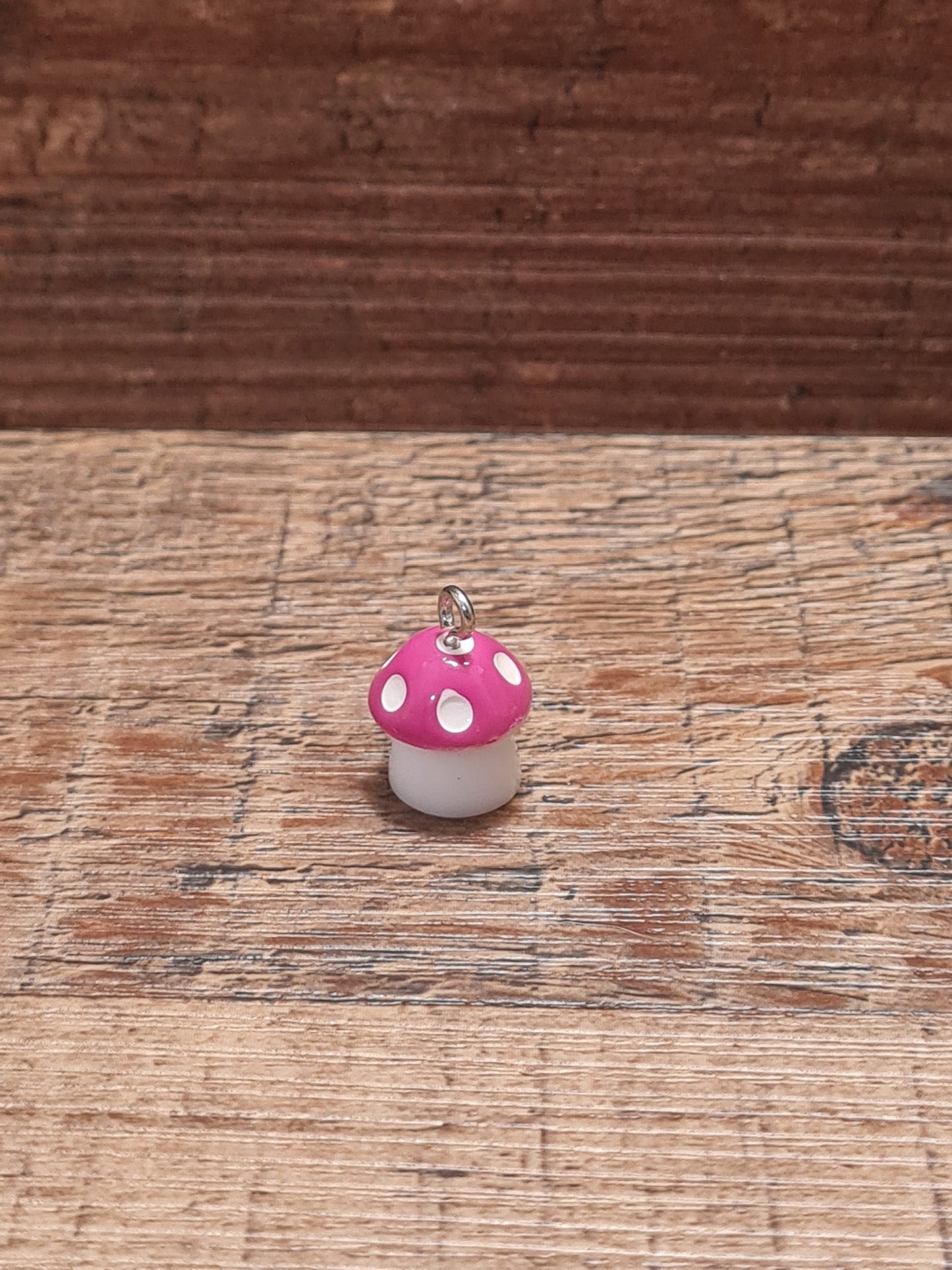Mushroom ~ ID Badge Reel Charm ~ Custom Made Charms ~ Fungi ~ Badge Buddy ~ Badge Accessories