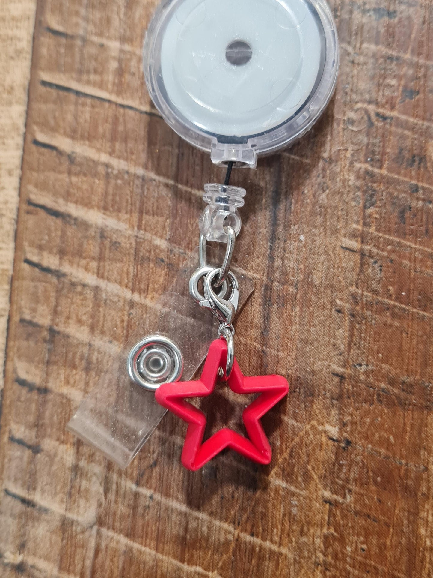 Christmas Cookie Cutter ~ ID Badge Reel Charm ~ Custom Made Charms ~ Badge Buddy ~ Badge Accessories ~ Work Badge Charm~ Cookie Cutter Charm