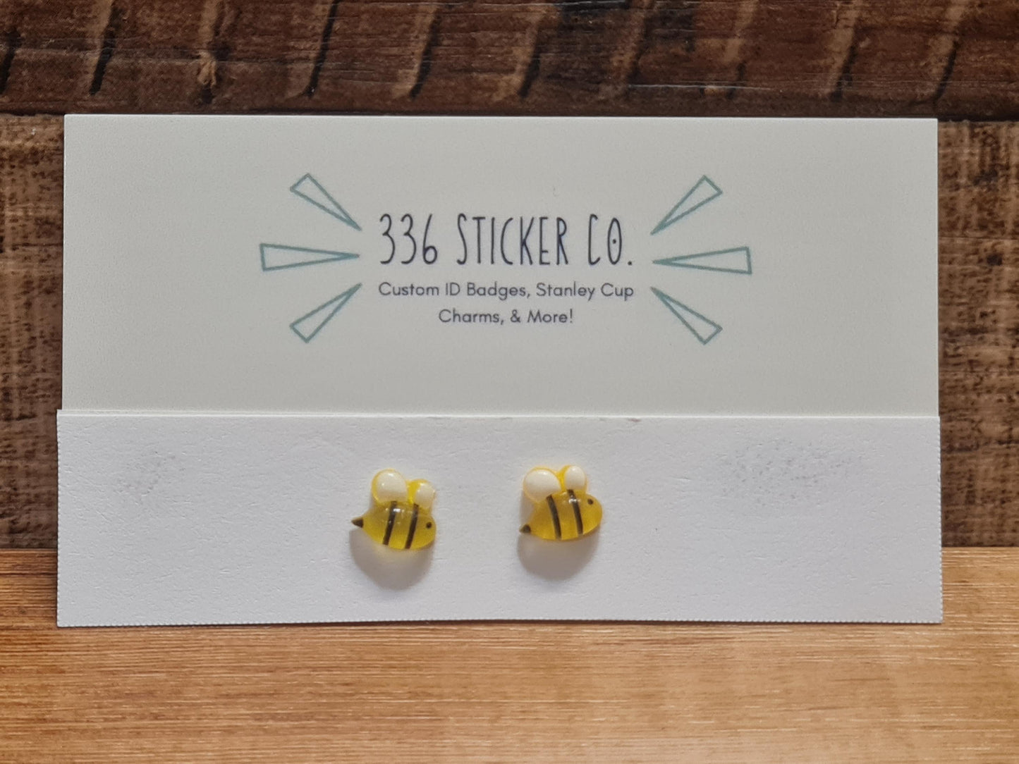 Honey Bee Earrings ~ Earrings ~  Honey Bee ~ Fun Earrings ~ Fall Earrings ~ Kids Earrings ~ Stud Earrings ~ Bee Earrings