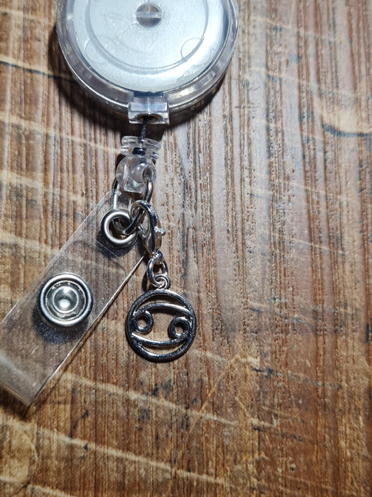 Zodiac Charm~ ID Badge Reel Charm ~ Custom Made Charms ~ Badge Buddy ~ Badge Accessories ~ Work Badge Charm ~ ID Badge Charm ~ Zodiac Sign