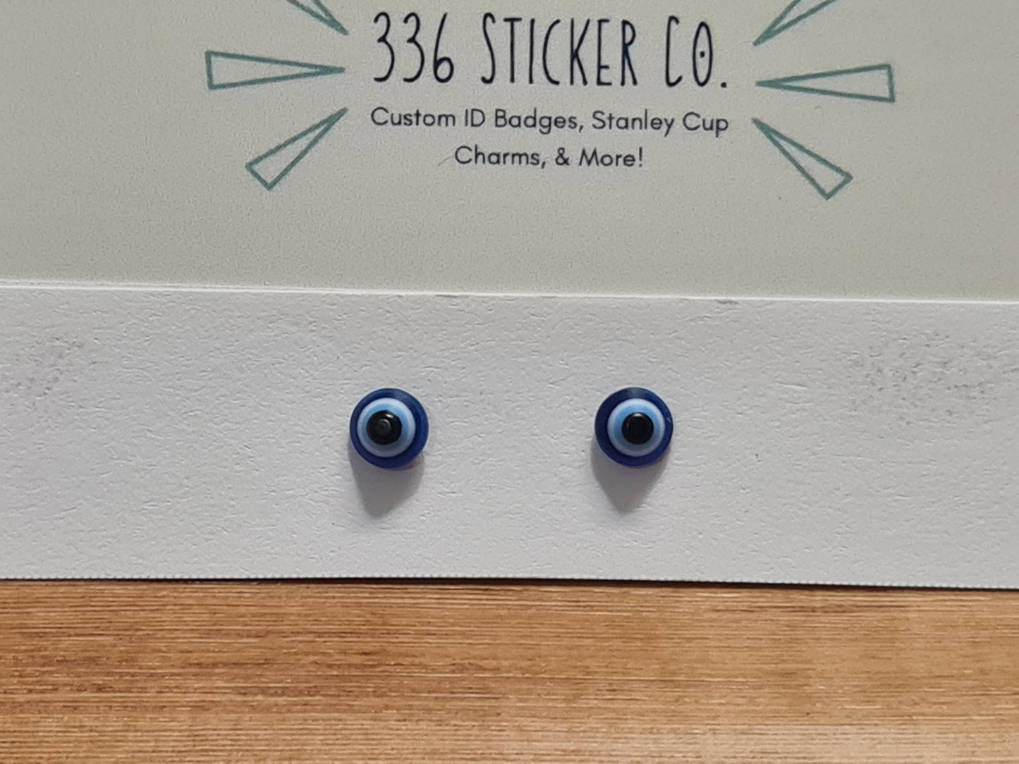Evil Eye Earrings ~ Earrings ~  Evil Eye ~ Fun Earrings ~ Fall Earrings ~ Kids Earrings ~ Stud Earrings