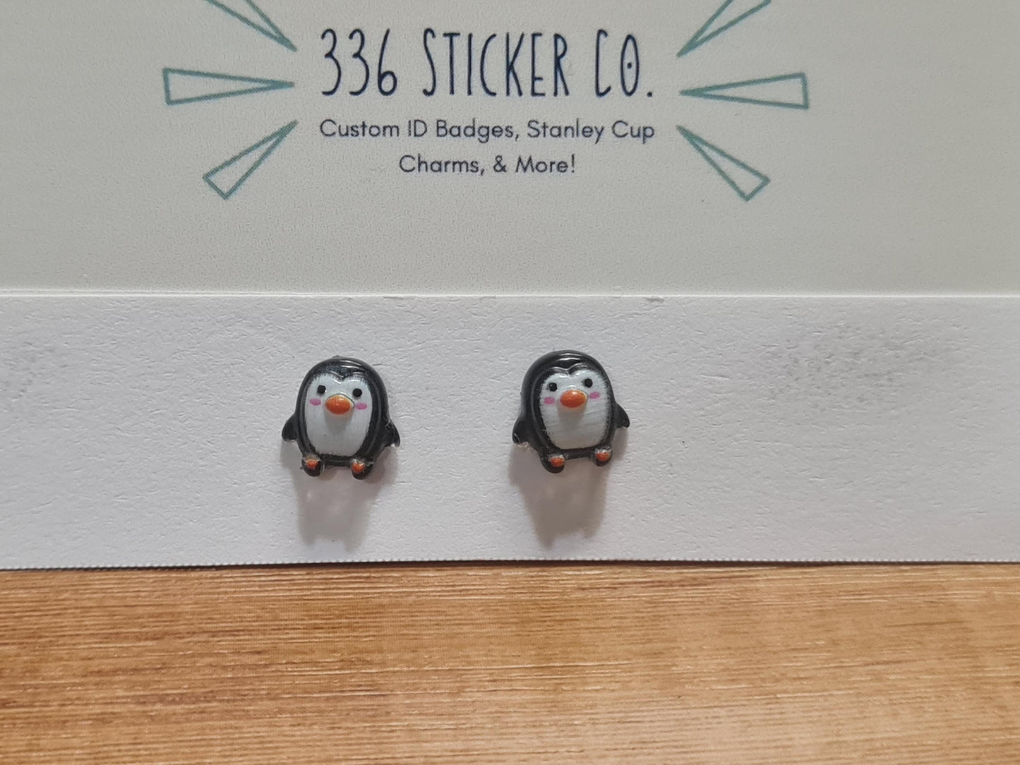 Penguin Earrings ~ Earrings ~  Penguins ~ Fun Earrings ~ Fall Earrings ~ Kids Earrings ~ Stud Earrings ~ Winter Animals ~ Winter Earrings