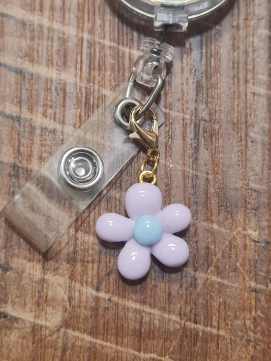 Petal Flower ~ ID Badge Reel Charm ~ Custom Made Charms ~ Badge Buddy ~ Badge Accessories ~ Daisy Charm ~ Fun Flower ~ Secret Santa
