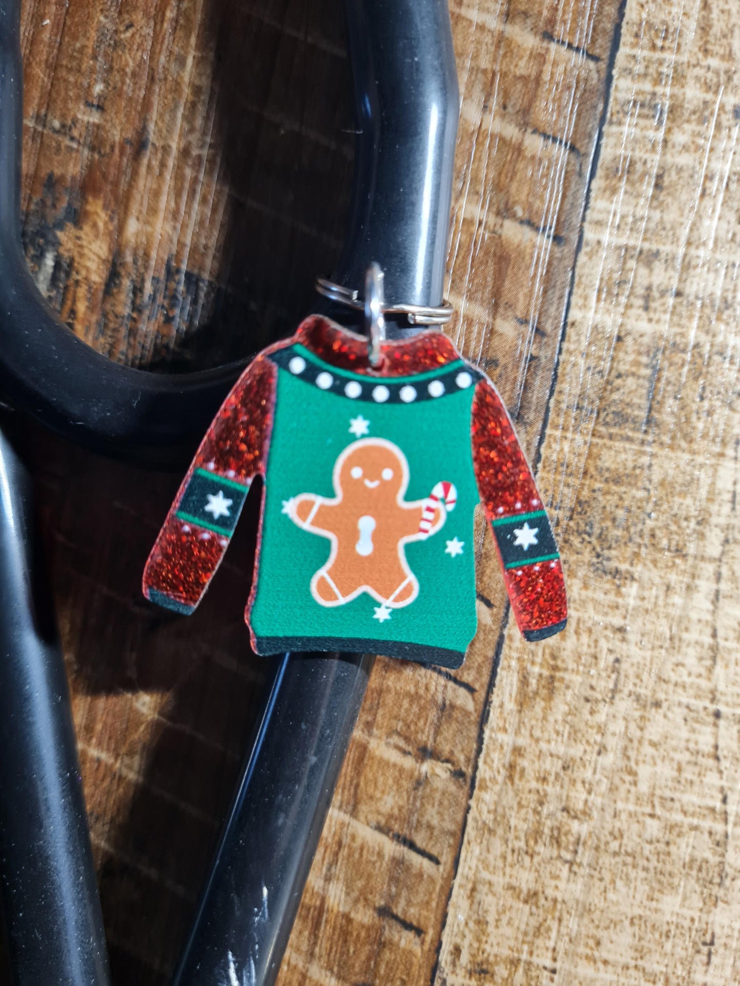 Ugly Christmas Sweater Stethoscope Charm ~ RN Charm ~ Medical Stethoscope Charm ~ Stethoscope Tag ~OT~ PT ~ Christmas Charm ~ Sweater Charm