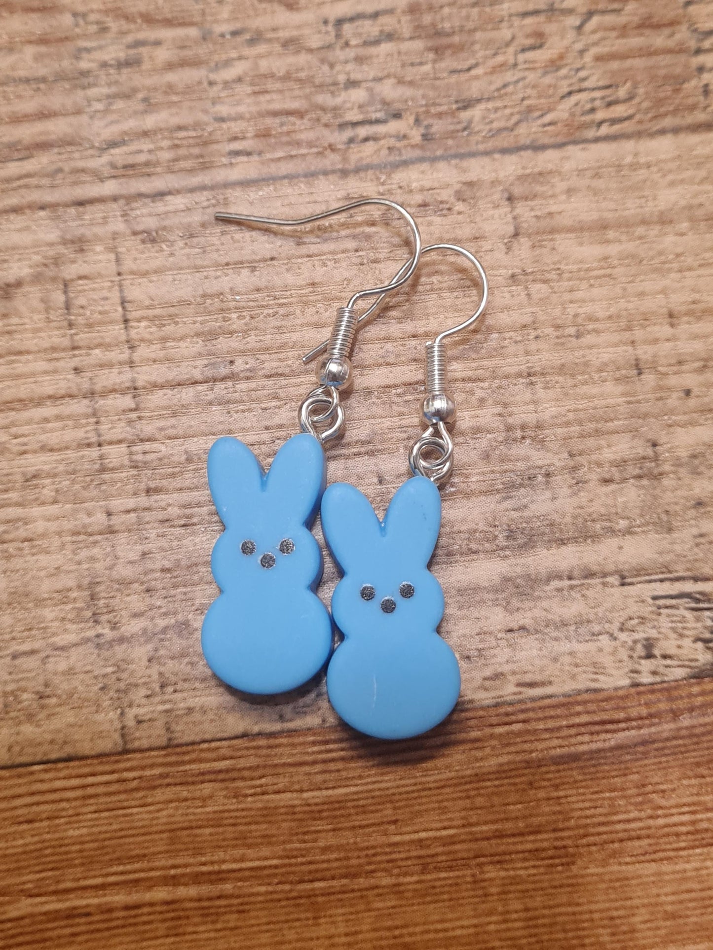 Marshmallow Bunny Earrings ~ Easter Earrings ~ Colorful Bunny Earrings ~ Easter Jewelry ~ Bunny Earrings ~ Marshmallow Bunnies