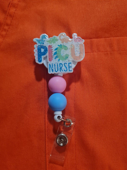 PICU Badge Reel ~ ID Badge Reel ~ Pediatric Intensive Care Badge Reel ~ Pediatrics ~ Work Badge~ Medical Badge Reel ~ PICU Nurse Badge Reel