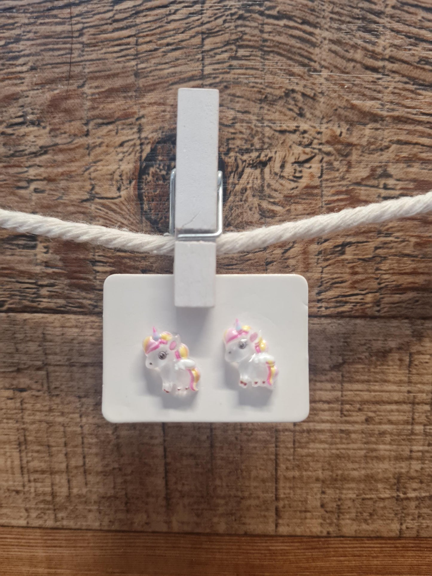 Unicorn Earrings ~ Magical Unicorn Earrings ~ Cute Earrings ~ Fun Earrings ~ Horned Animal Earrings ~ Post Earrings