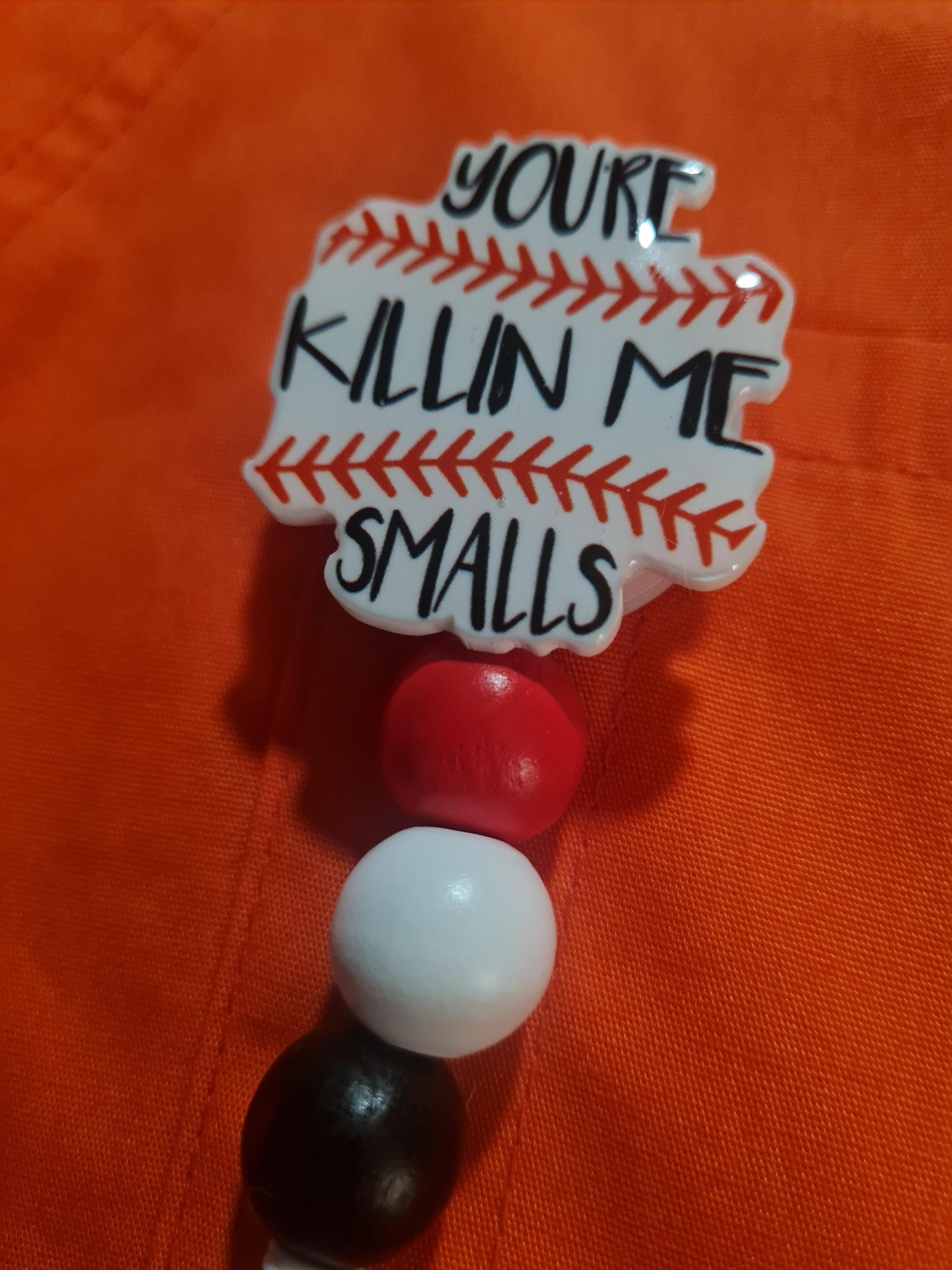 Baseball Movie Badge Reel ~ ID Badge Reel ~ Health Care Badge Reel ~ Work Badge~ Medical Badge Reel ~ You're Kill' Me Badge Reel ~ Baseball