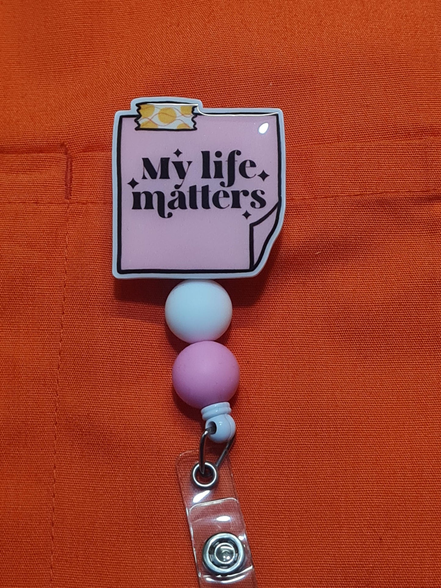 My Life Matters Badge Reel ~ ID Badge Reel ~Health Care Badge Reel ~ Work Badge~ Medical Badge Reel ~ RN Badge Reel ~ Nurse Badge Reel