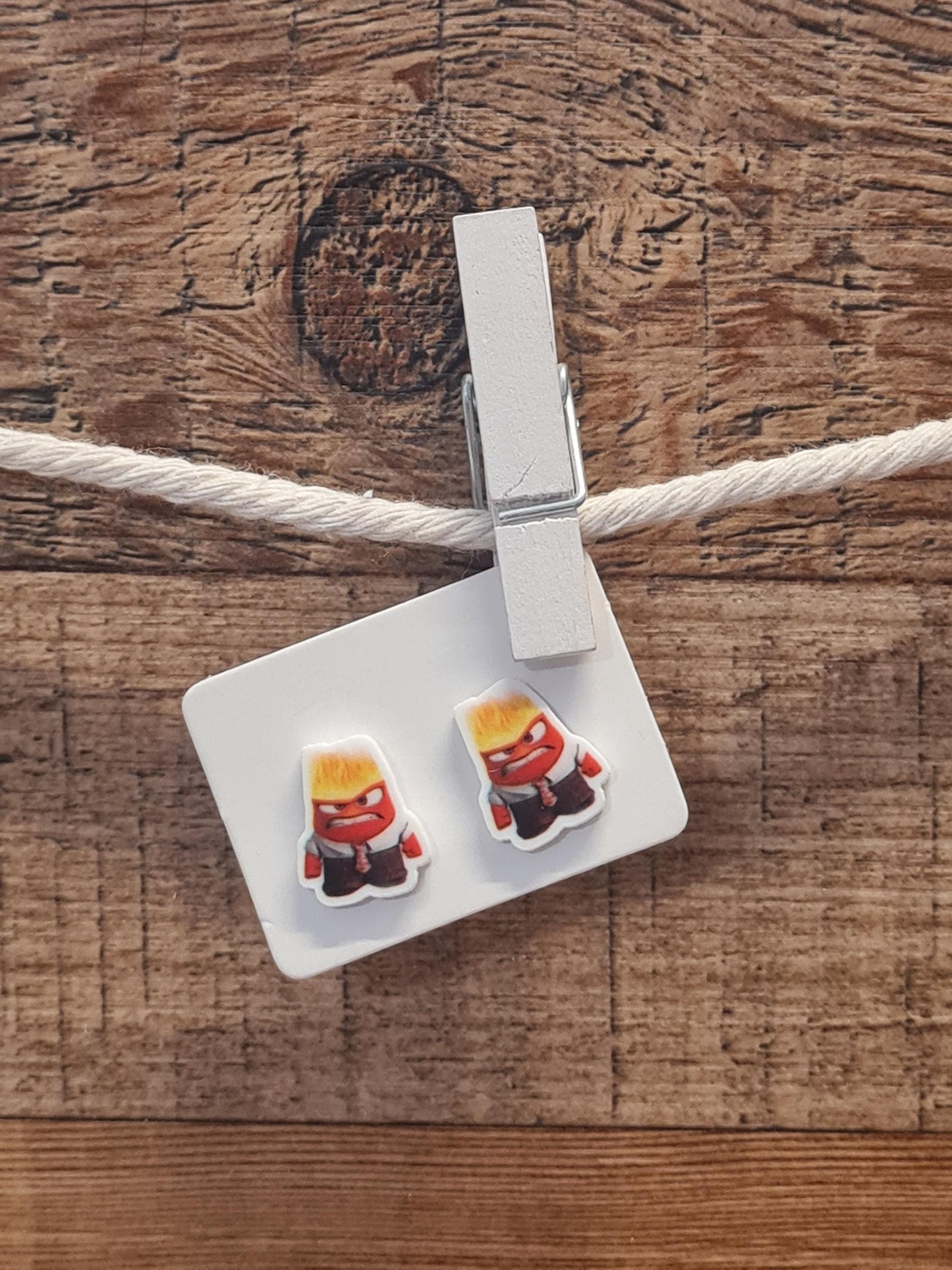 Mood Character Earrings ~ Anger Earrings ~ Sadness Earrings ~ Post Earrings ~ Disgust Earrings ~ Joy Earrings ~ Fear Earrings ~ Feelings