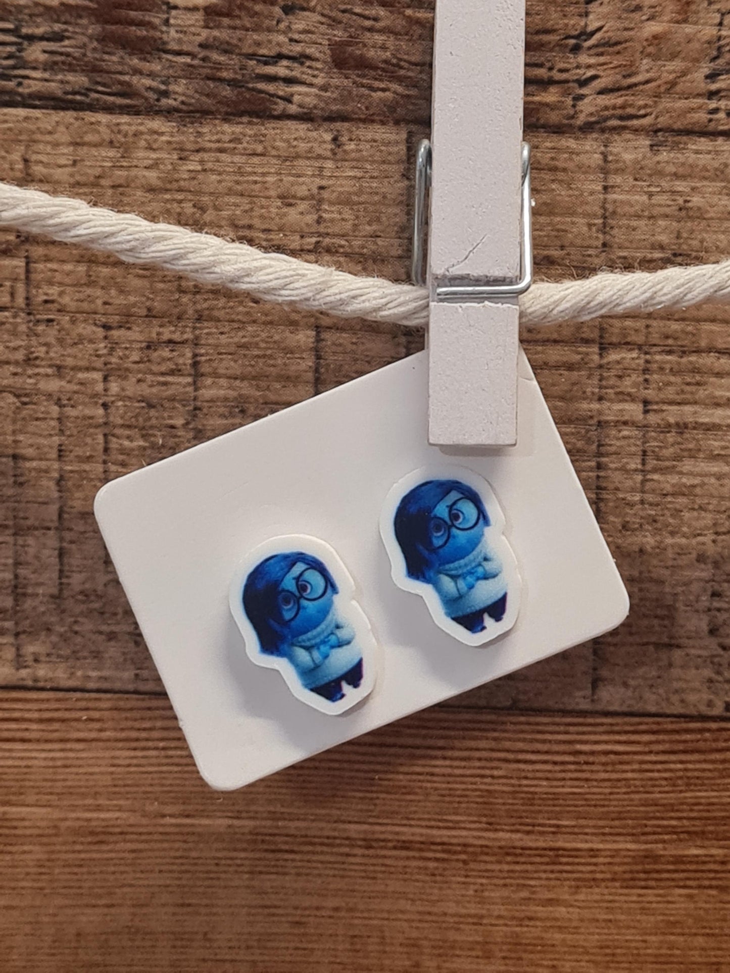 Mood Character Earrings ~ Anger Earrings ~ Sadness Earrings ~ Post Earrings ~ Disgust Earrings ~ Joy Earrings ~ Fear Earrings ~ Feelings