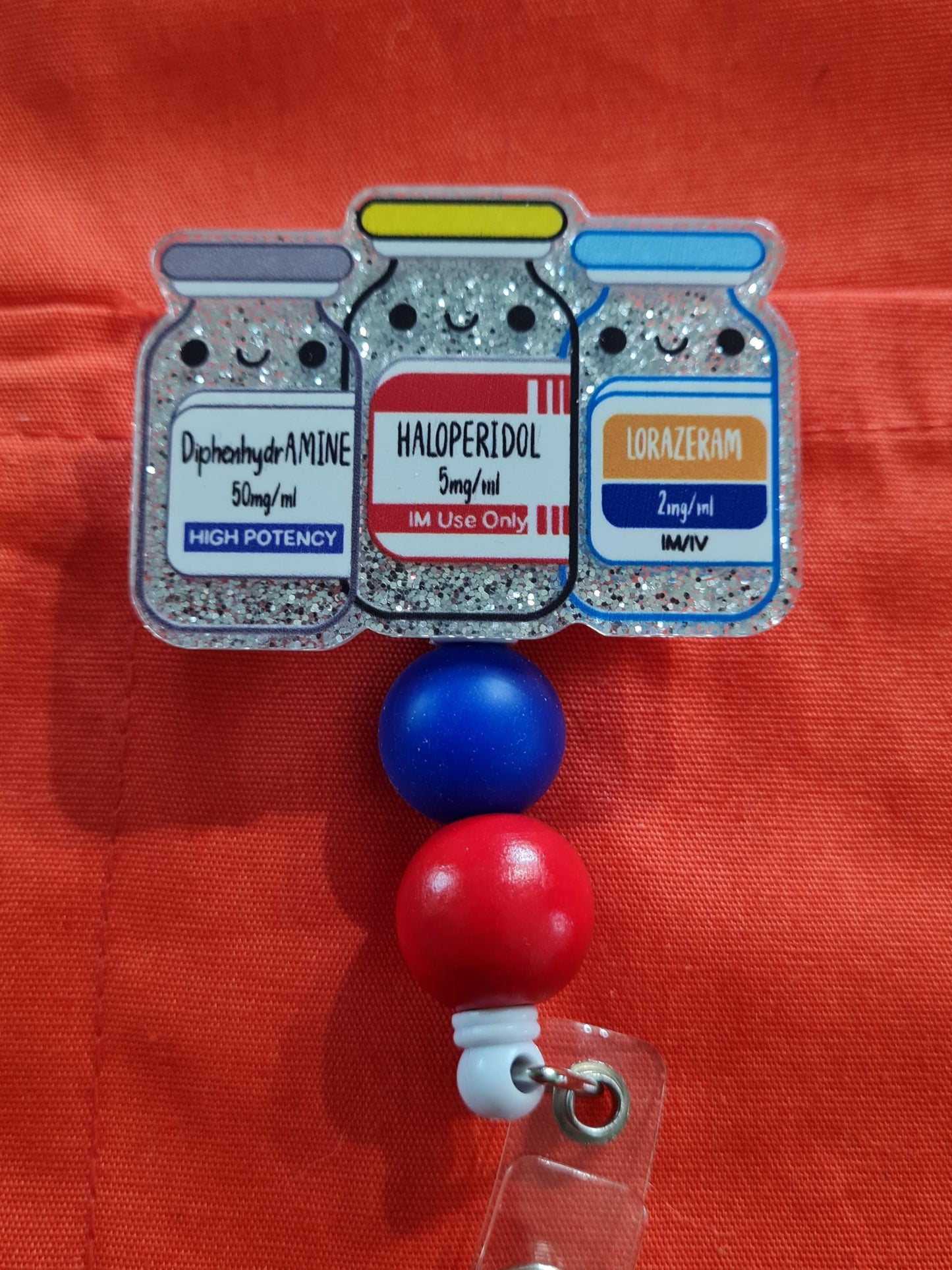 Pharmacy Badge Reel ~ ID Badge Reel ~Health Care Badge Reel ~ Pharmacy Tech Badge Reel ~ Medical Badge Reel ~ RN Badge ~ Nurse Badge Reel