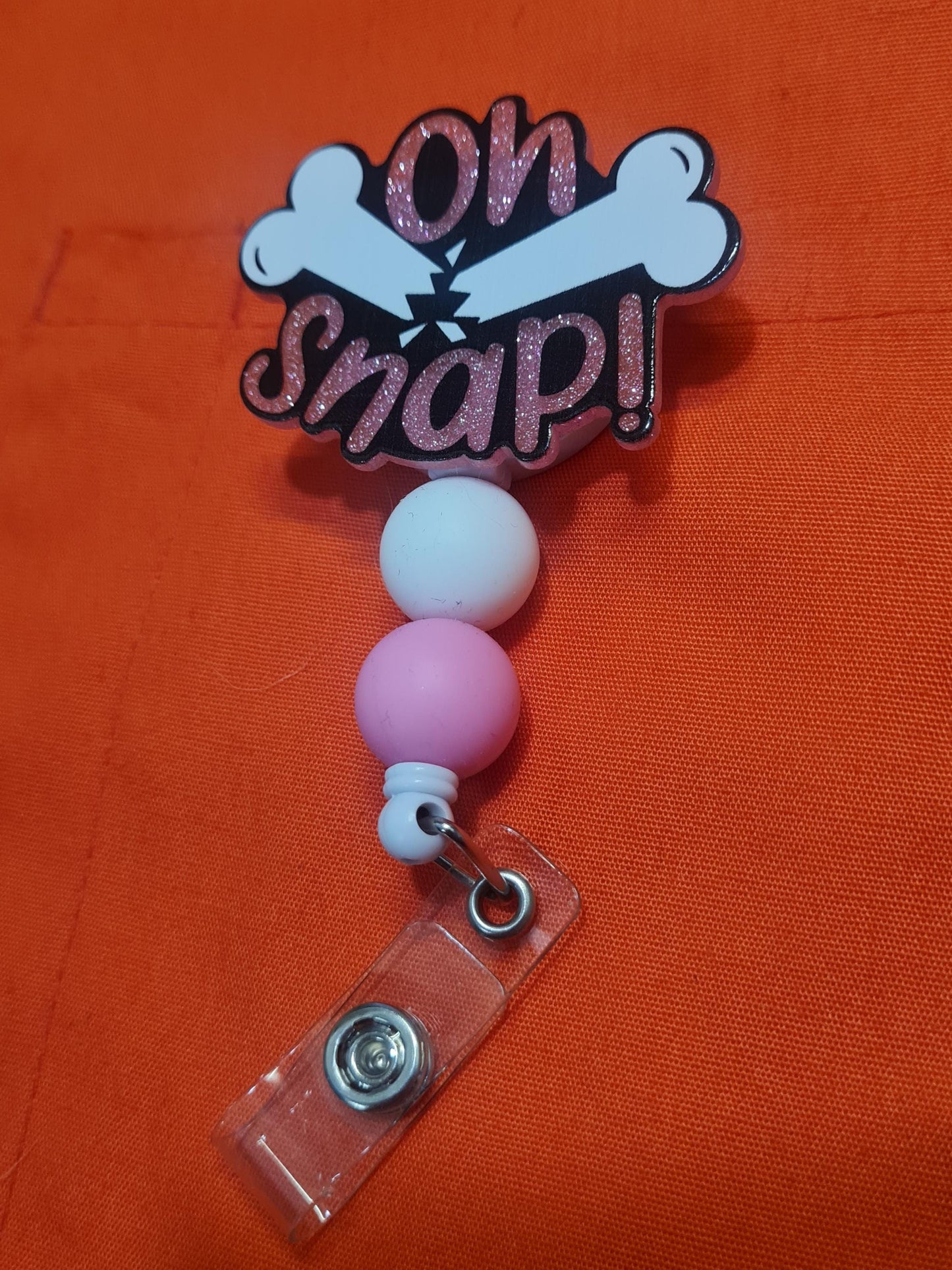 Oh Snap! Badge Reel ~ ID Badge Reel ~ Health Care Badge Reel ~ Medical Badge Reel~ Radiology Badge Reel ~ Radiologist Badge Reel