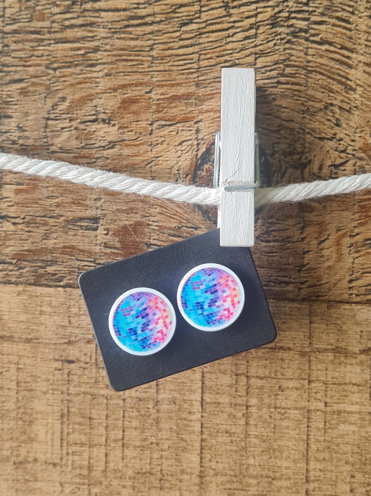 Disco Ball Earrings ~ Disco Ball Earrings ~ Post Earrings ~ Disco Ball Post Earrings ~ Fun Earrings ~ Disco Balls