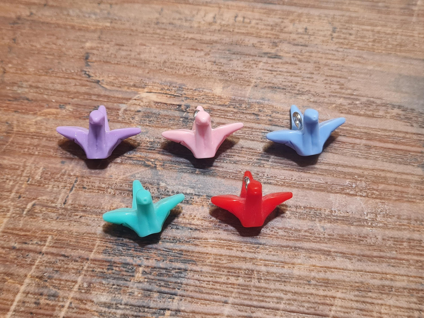 Paper Crane Badge Charm ~ ID Badge Reel Charm ~ Custom Made Charms ~ Badge Buddy ~ Badge Accessories~ Origami Badge Charm ~ Origami ~ Origami Paper Crane ID Badge Reel Charm - Japanese Peace Symbol Lanyard Flair for Nurses and Social Workers
