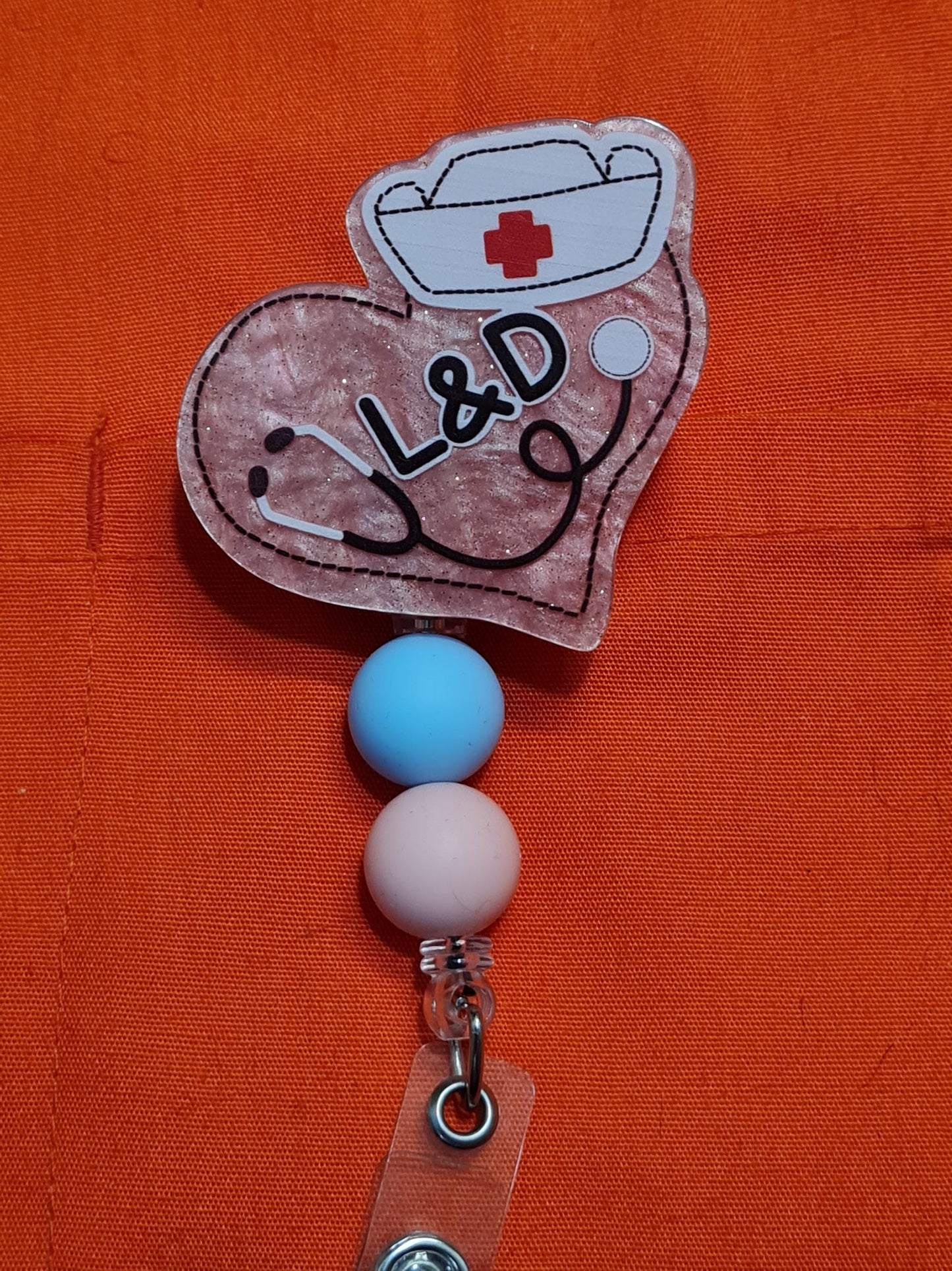 L and D Badge Reel ~ Labor & Delivery Badge Reel ~ Health Care Badge Reel ~ Medical Badge Reel~ Nurse Badge Reel ~ OBGYN Badge Reel