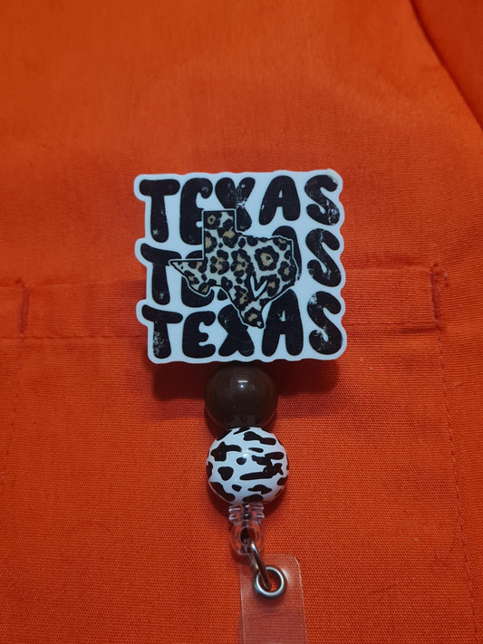 Texas Badge Reel ~  Badge Reel ~ Health Care Badge Reel~ Medical Badge Reel~ Nurse Badge Reel ~ RN Badge Reel ~ Don't Mess with Texas ~ Everything Is Bigger In Texas