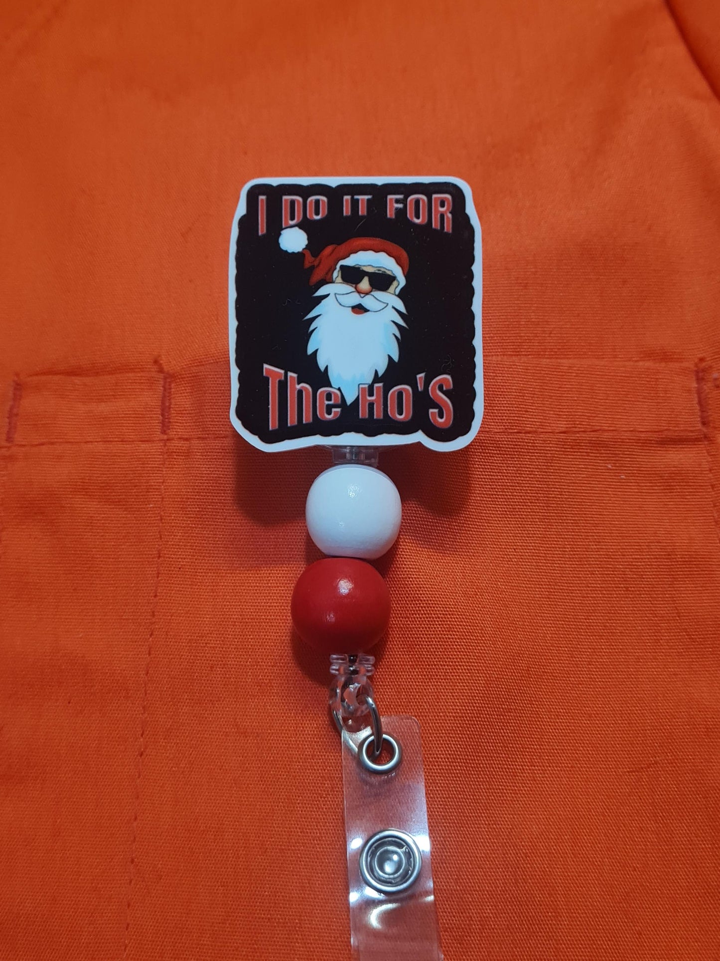 I Do It For the Ho's  Badge Reel  ~ Health Care Badge Reel~ Medical Badge Reel~ Nurse Badge Reel ~ RN Badge Reel ~ Christmas Badge Reel