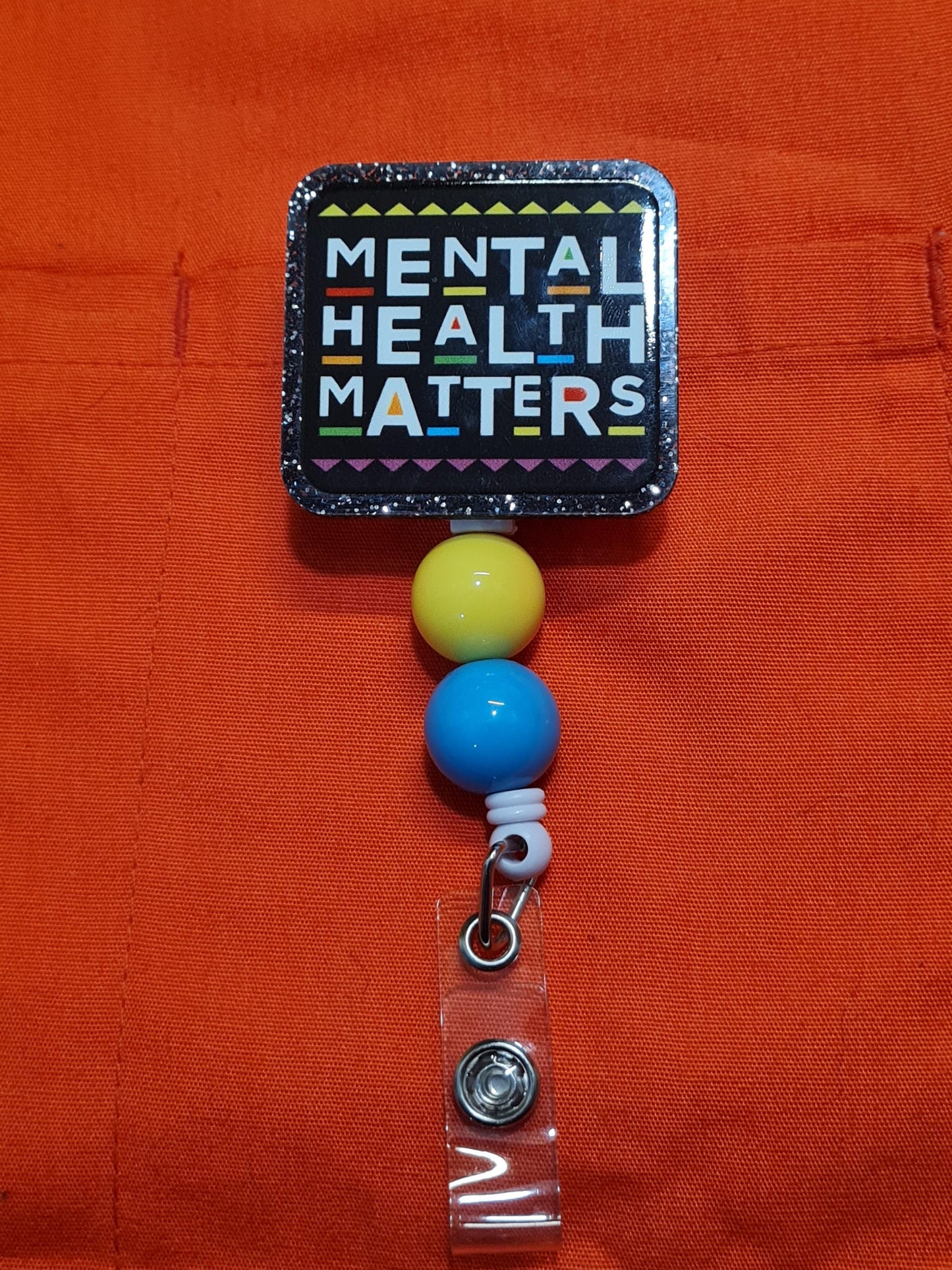 Mental Health Matters Badge Reel ~ ID Badge Reel ~Health Care Badge Reel ~ Work Badge~ Medical Badge Reel ~ RN Badge Reel ~ Nurse Badge Reel