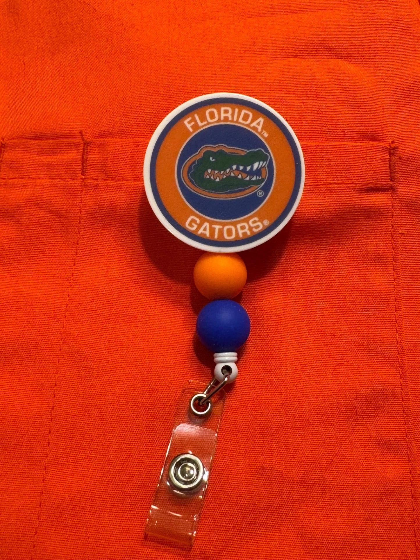 Gators Badge Reel ~ ID Badge Reel ~ Health Care Badge Reel ~ Medical Badge Reel ~ Florida Gators Badge Reel ~ Gators Fan