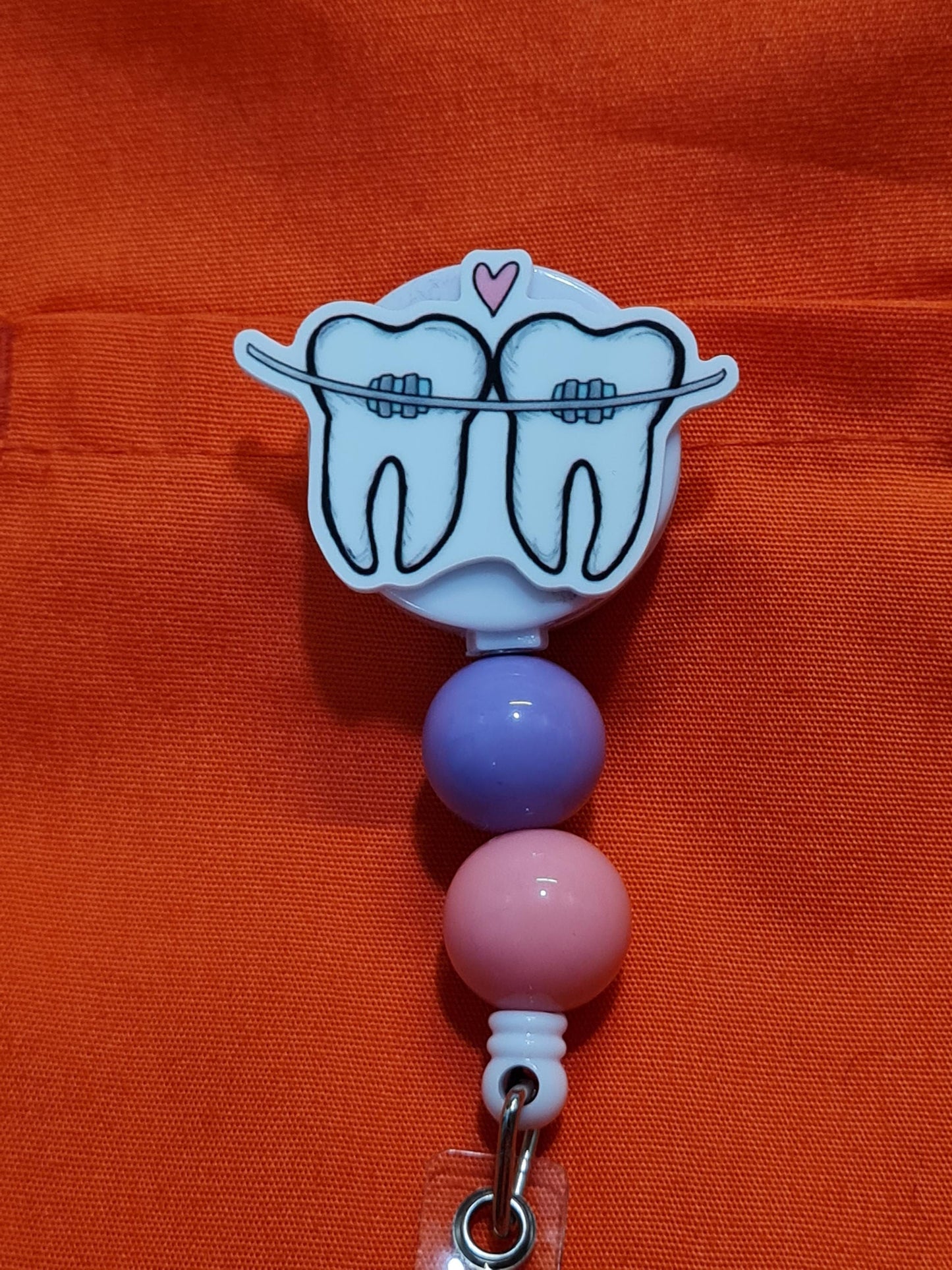 Orthodontia Badge Reel ~ ID Badge Reel ~ Orthodontist Badge Reel ~ Orthodontist Assistant Badge Reel ~ Dentist Office Badge Reel ~ Braces