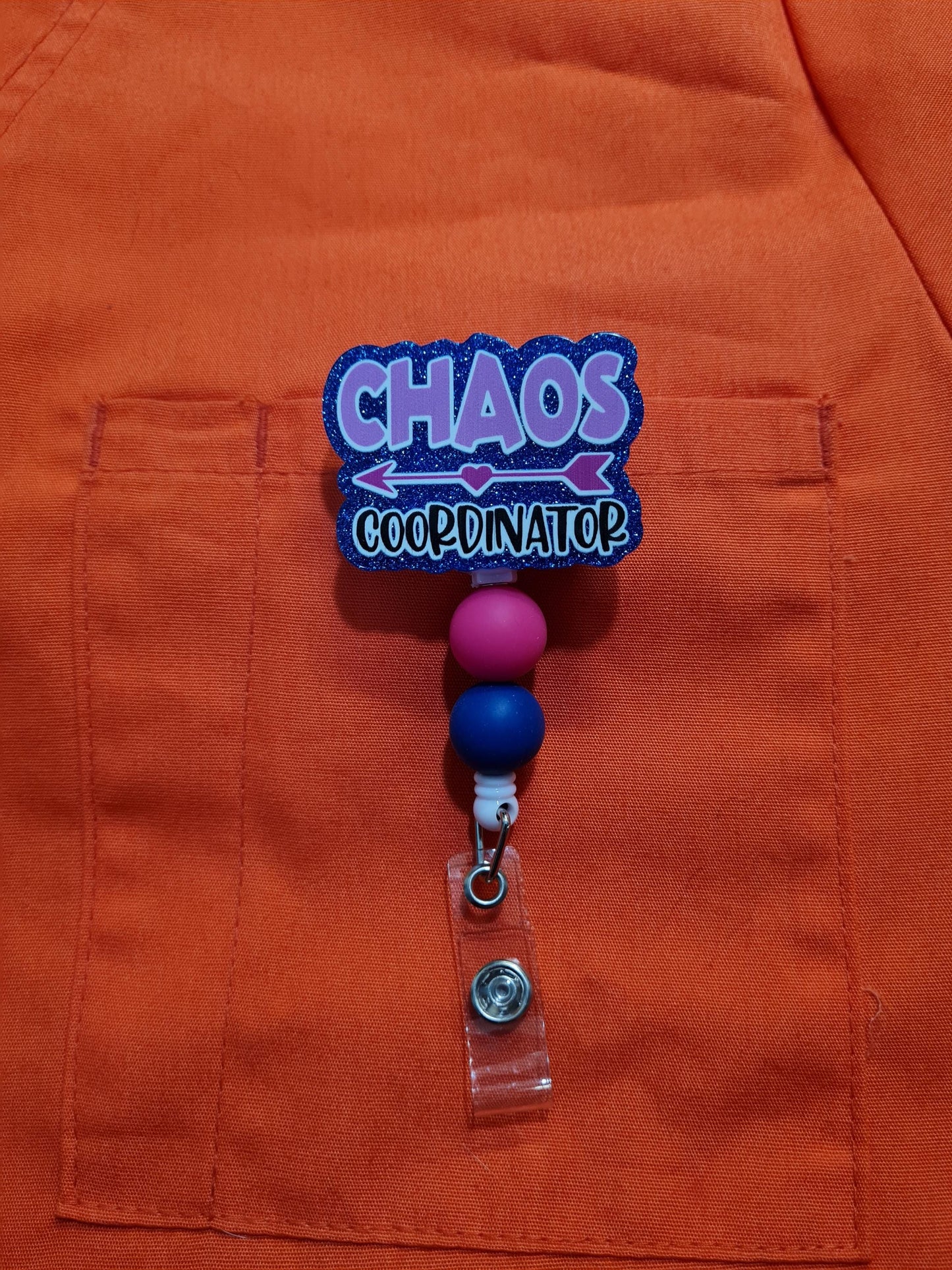Chaos Coordinator Badge Reel ~ ID Badge Reel ~Health Care Badge Reel ~ Chaos Badge Reel ~ Medical Badge Reel ~ RN Badge ~ Nurse Badge Reel