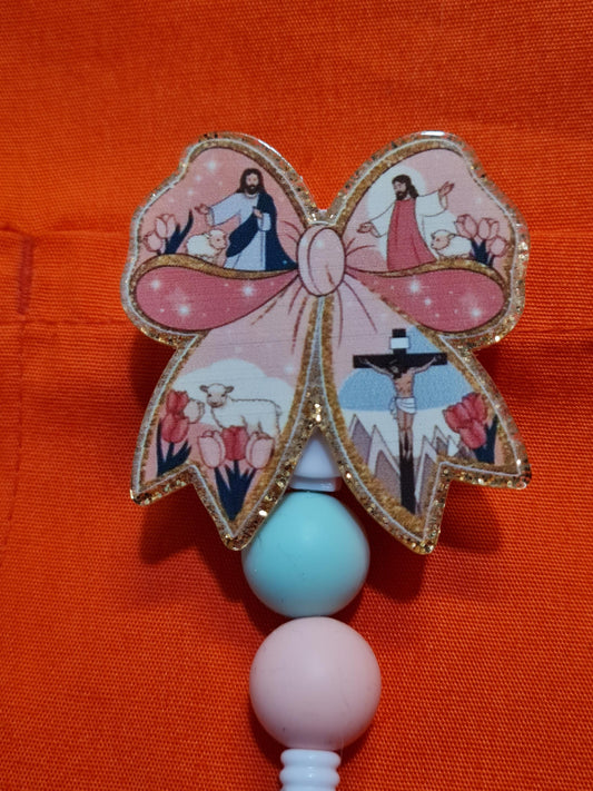 Easter Badge Reel ~ ID Badge Reel~ Catholic Badge Reel~ Religious Badge Reel ~ Nurse Badge Reel ~ Jesus Badge Reel ~ Jesus Christ Badge Reel