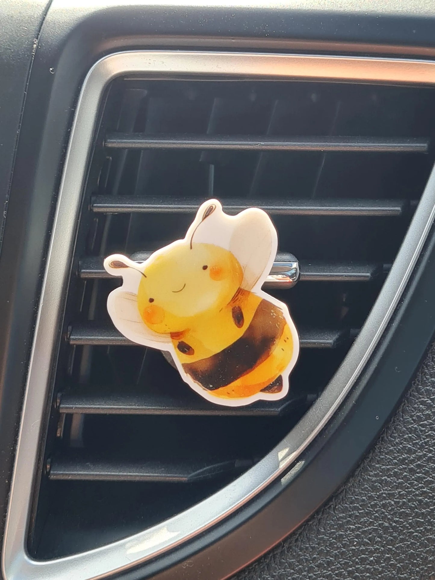 "The Humble Bee" Car Air Freshener - Essential Oil Diffuser for Nature Lovers - Cute Bumblebee Accessory with Refillable Wildflower Scents